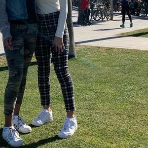 Black and White plaid pants